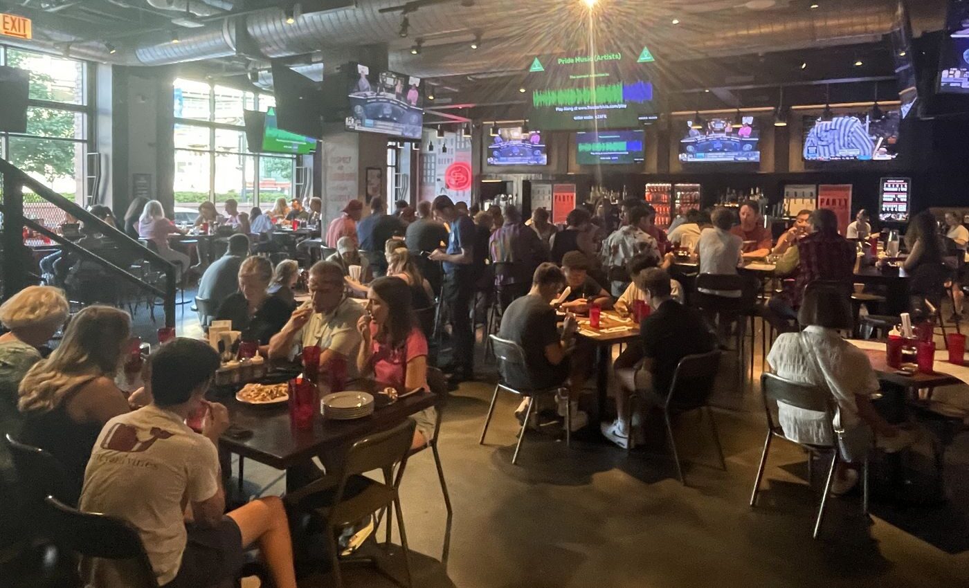 Picture of crowded bar