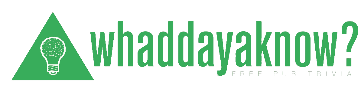 Whaddayaknow Free Pub trivia Logo Whaddayaknow Free Pub trivia Logo