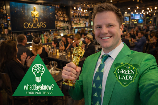 John Deger at Oscar Watch Party at The Green Lady