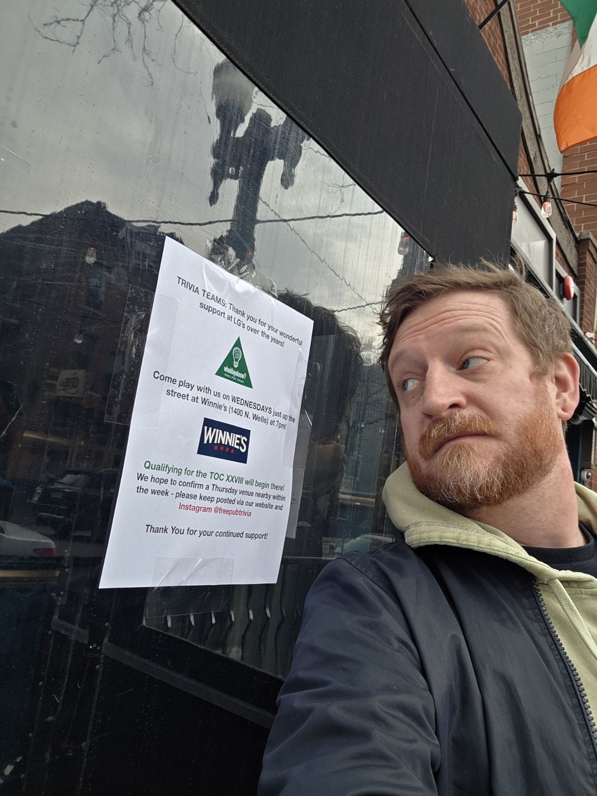 LG's Trivia has moved to Winnies