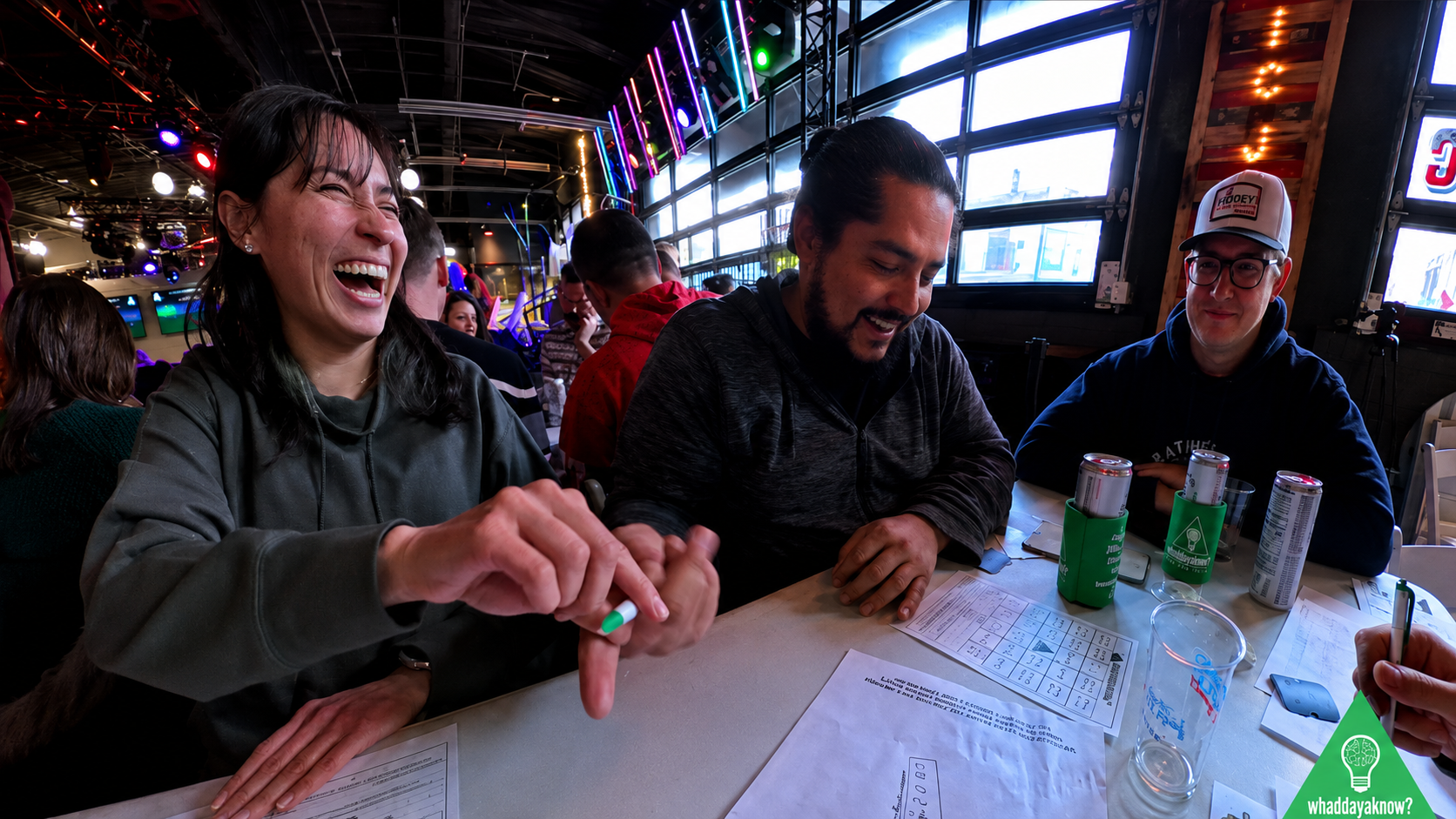 Players Enjoying Video Music Bingo