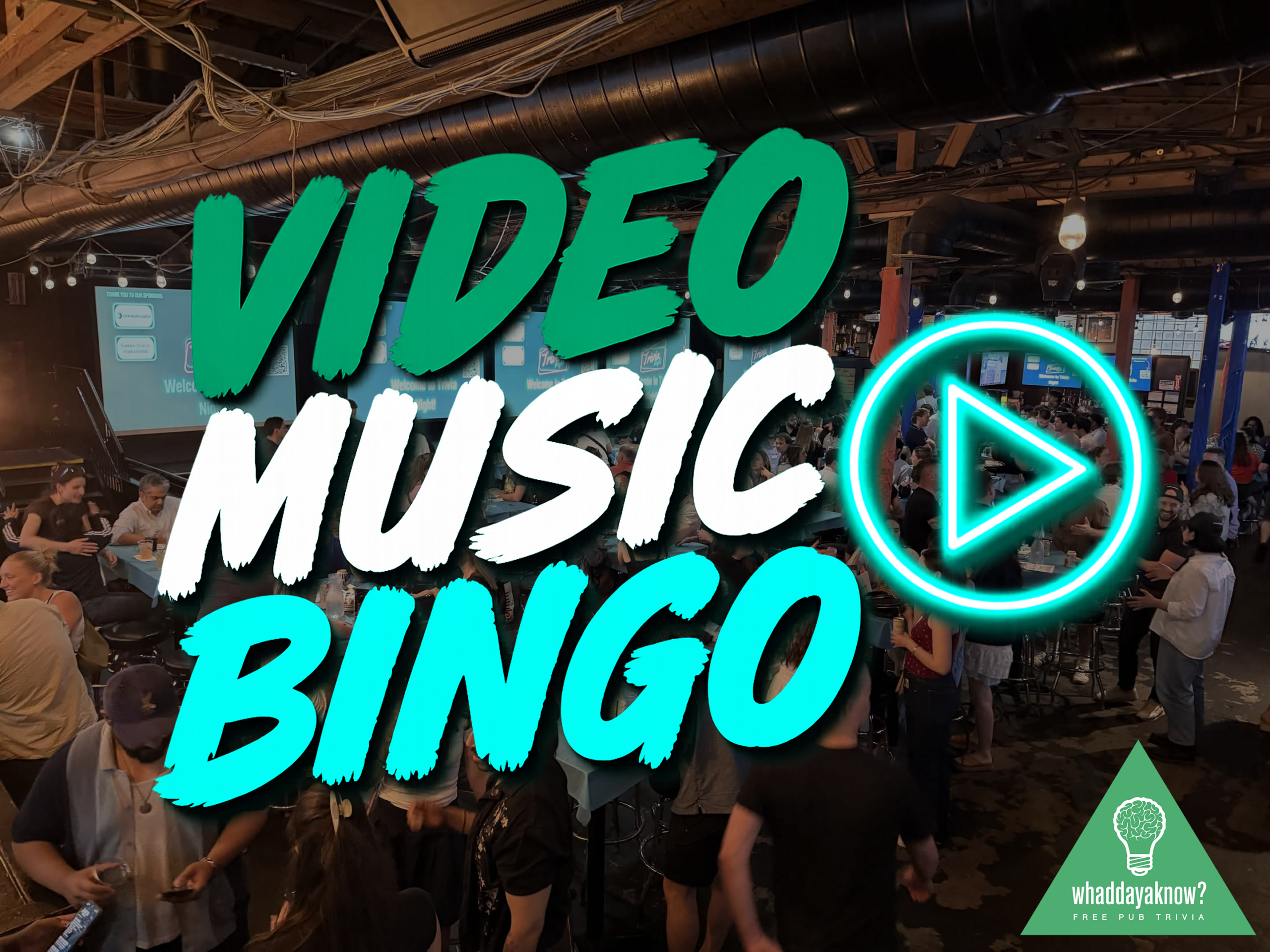 Video Music Bingo Logo with Background