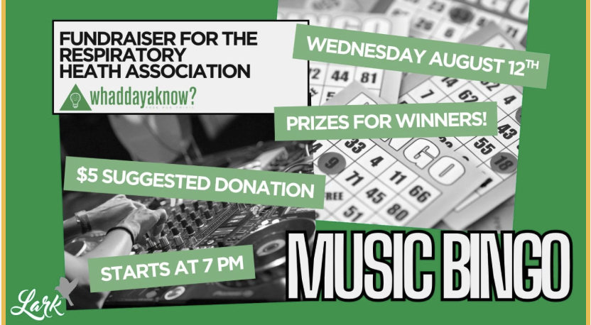 Join Us for a Music Bingo Fundraiser Benefitting the Respiratory Health Association