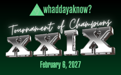 The W? Tournament of Champions XXIX